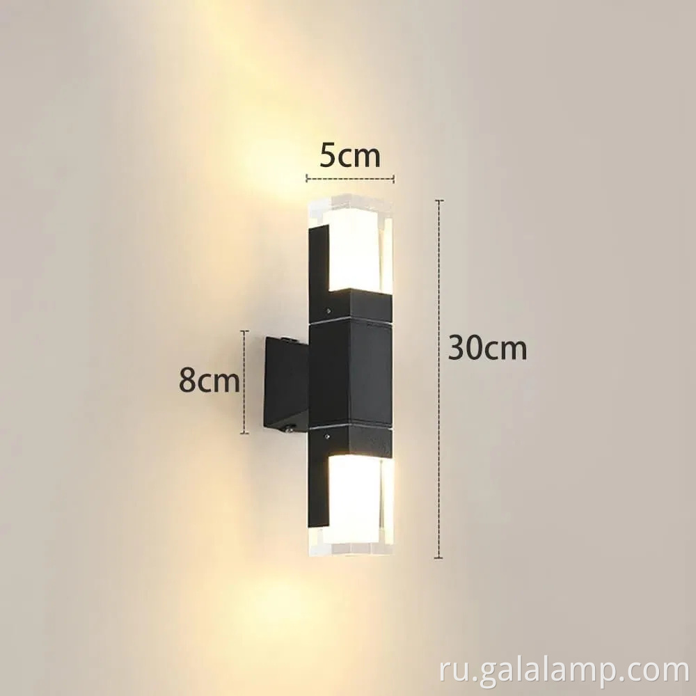 Элегантная настенная настенная тарелка с водонепроницаемой дизайном для круглогодичного использования лампы